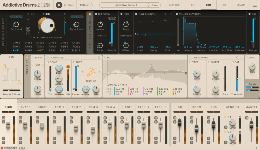 XLN Audio ADDICTIVE DRUMS 2 + 8AD packs